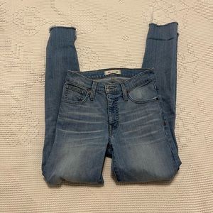 Madewell Jeans 9” High-rise Skinny Size 24